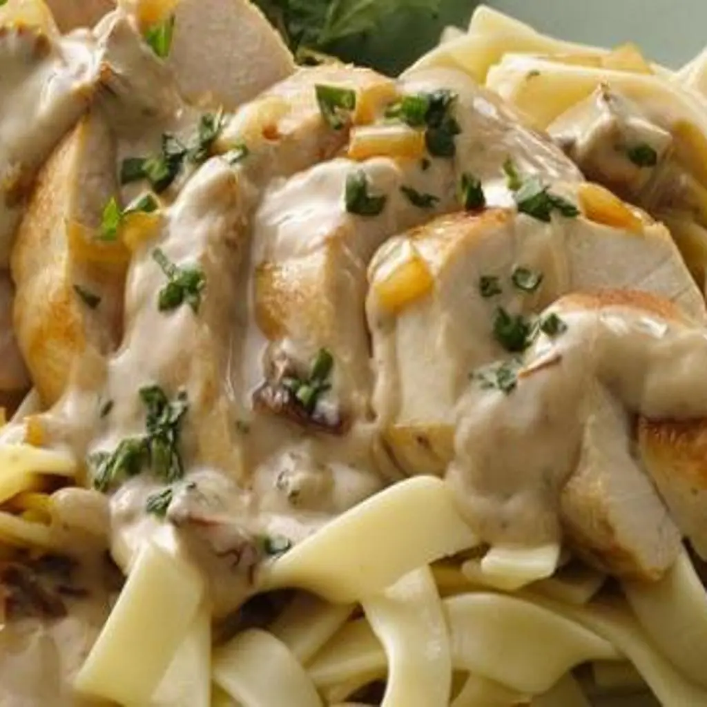 Fettuccine Pasta with Chicken