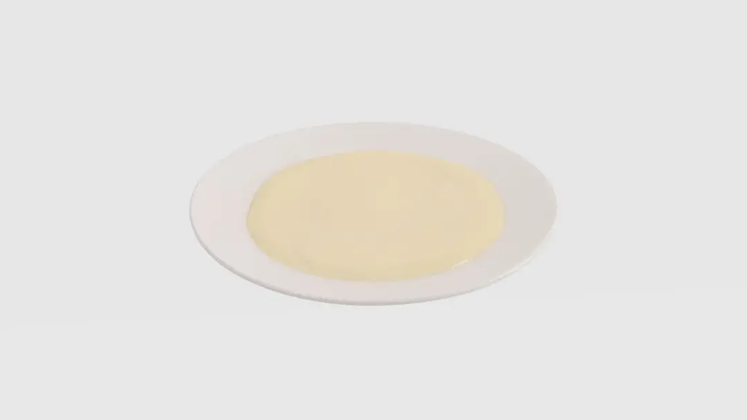 plate liquid cheese