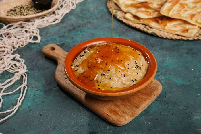 Marse ghee and honey