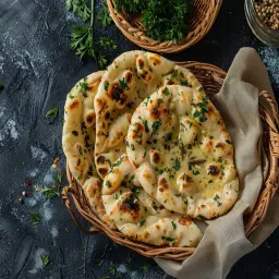 خبز نان بالثوم والزبدة