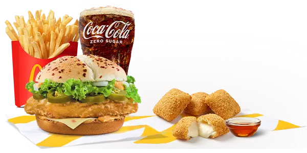 وجبة جراند جالابينو دجاج مع جبنية