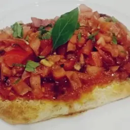 Fresh Baked Tomato Bruschetta
