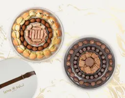 Luxury sweet and savory package (musakhan and kibbeh)