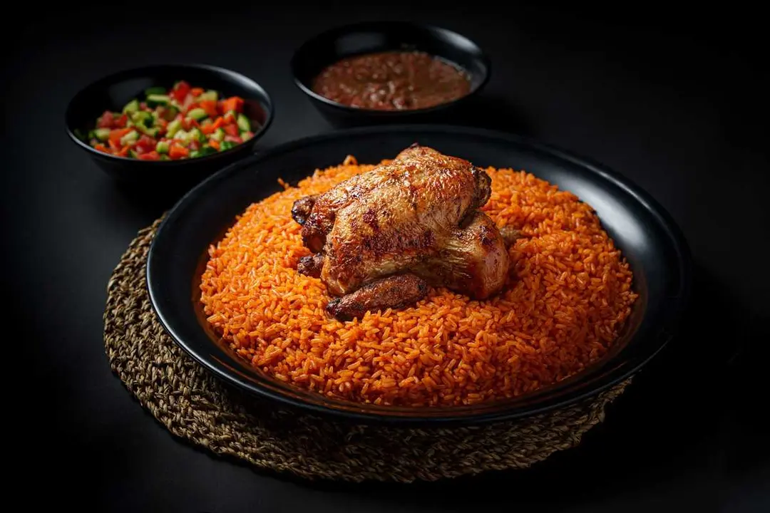 دجاجه كاملة شواية مع الرز السعودي