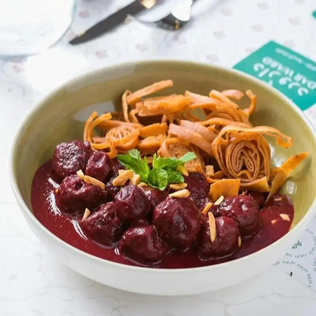 Kebab with Cherry