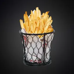 French Fries skin off