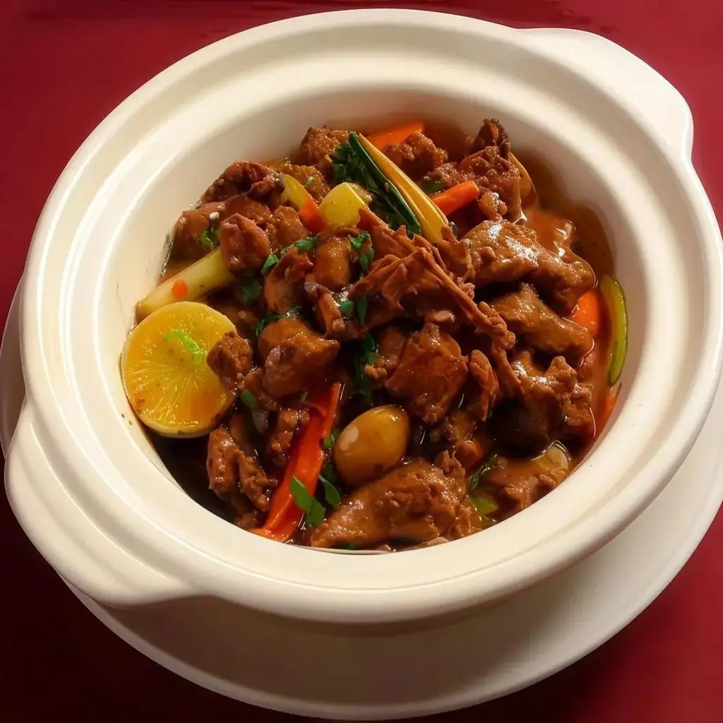 Clay Pot Cooked Lamb