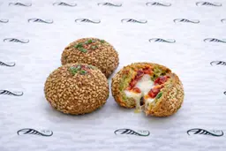 Falafel stuffed with cheese