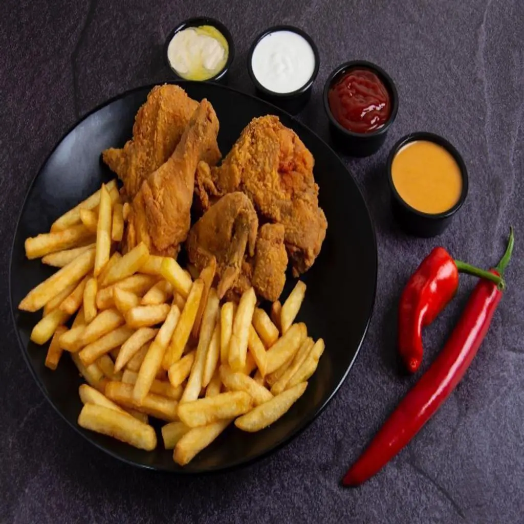 بروستد دجاج حراق