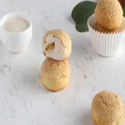 بلح مقرمش قشطة