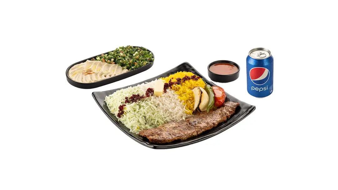 وجبة  برك ( ستيك لحم )