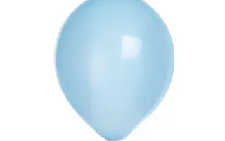 Light blue balloon