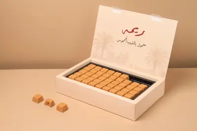 Reema Maamoul with Condensed Milk