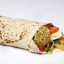 سوبر صاج فلافل مشكل مع البيض