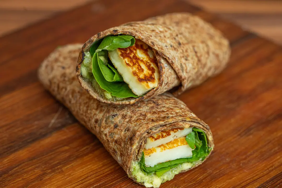 Healthy Halloumi Wrap