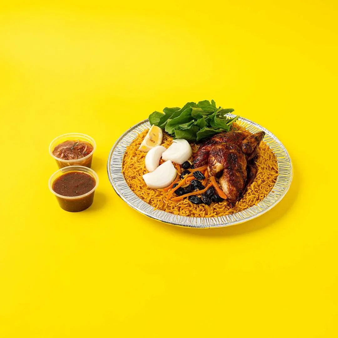 شواية مع الرز