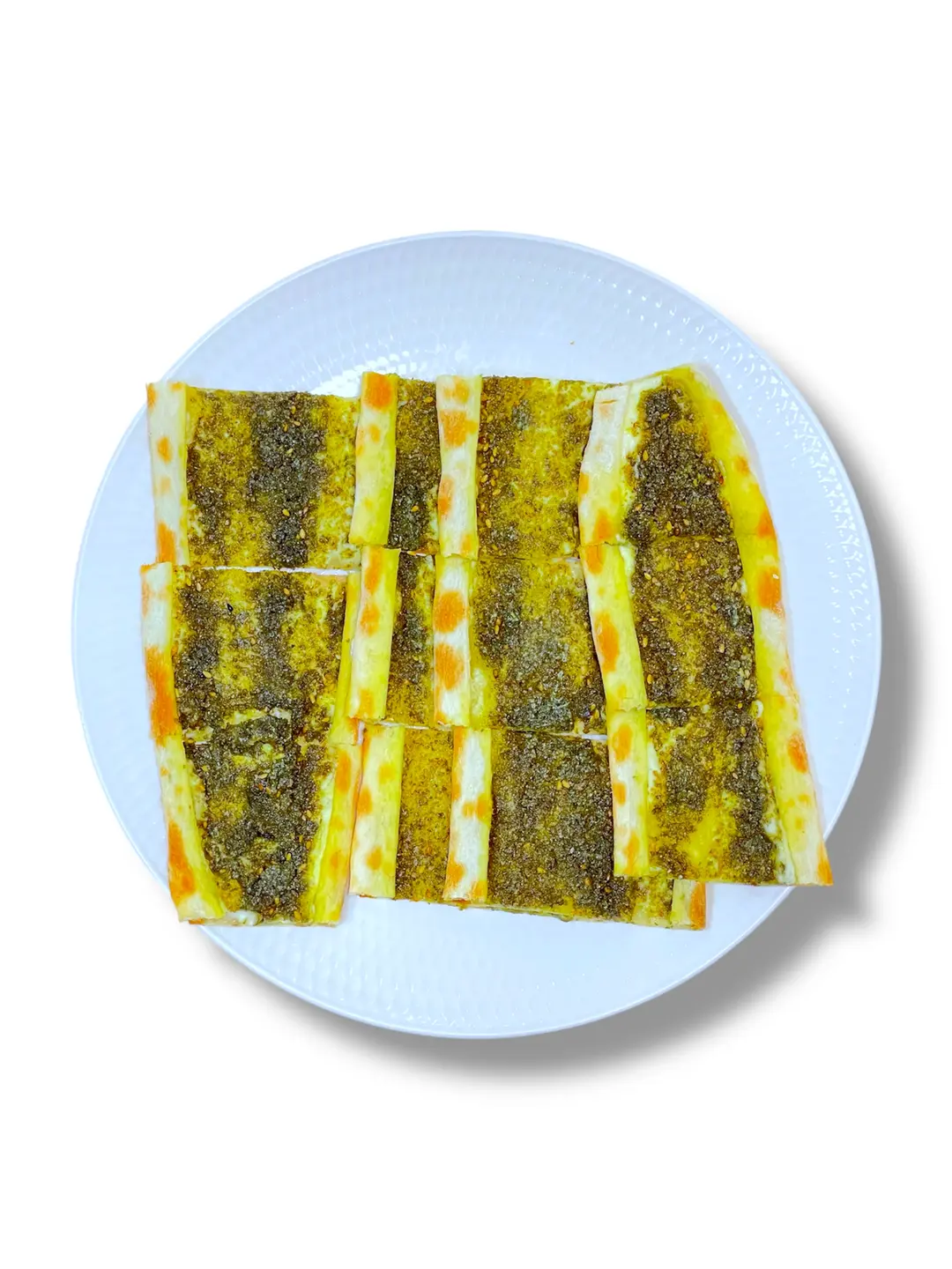 فطيرة لبنة زعتر