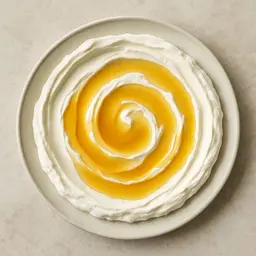 ALHATAB LABNEH WITH HONEY