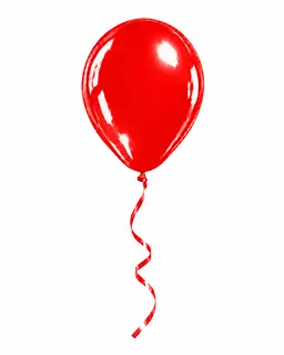 Red Helium Balloon
