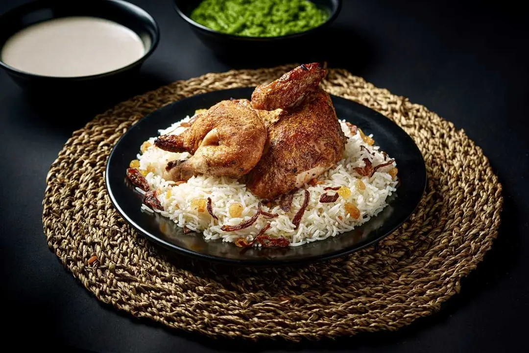 Half Grill Chicken with Peshawari Rice
