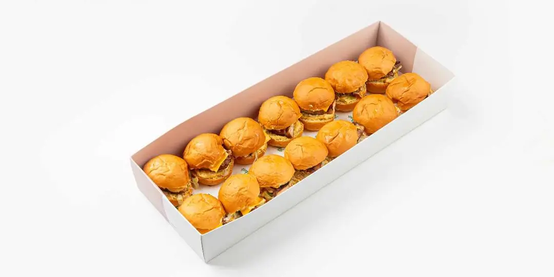 mini crispy chicken burger box