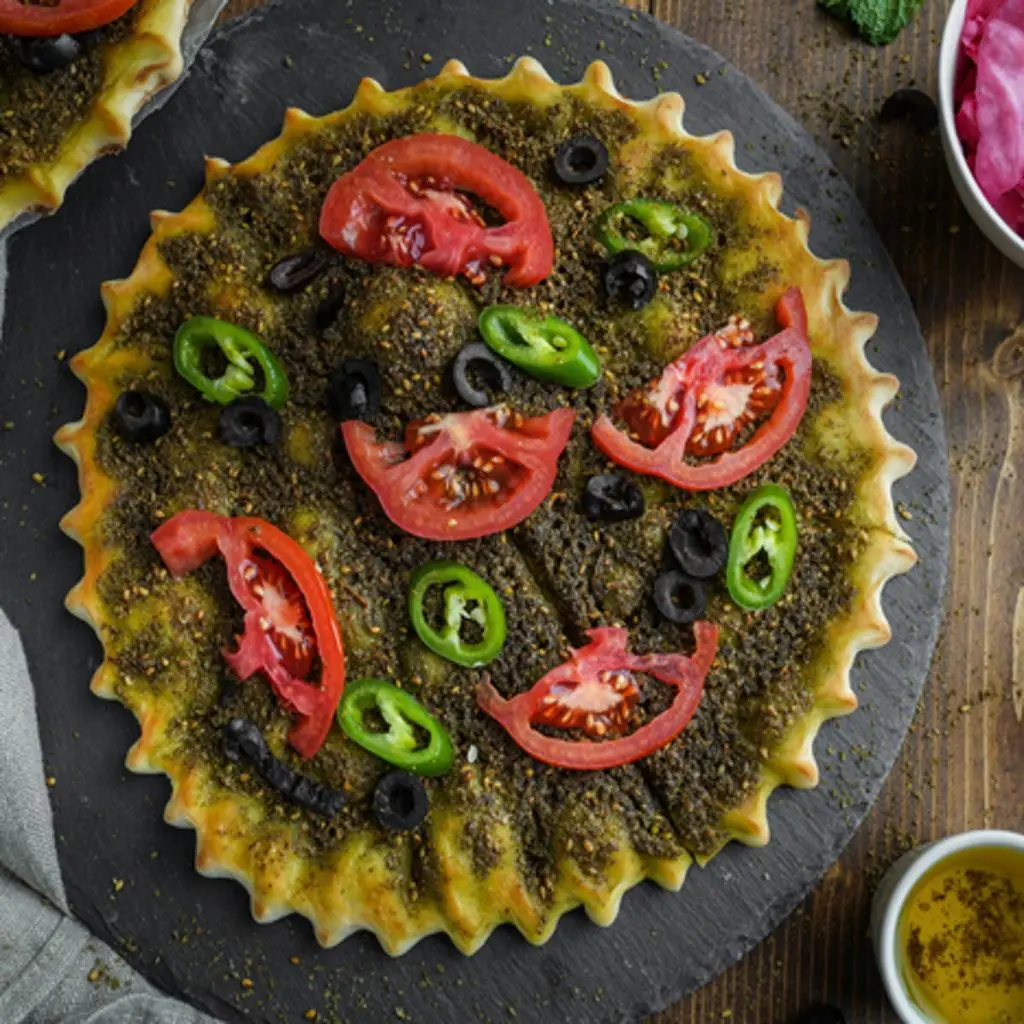 زعتر بالخضار