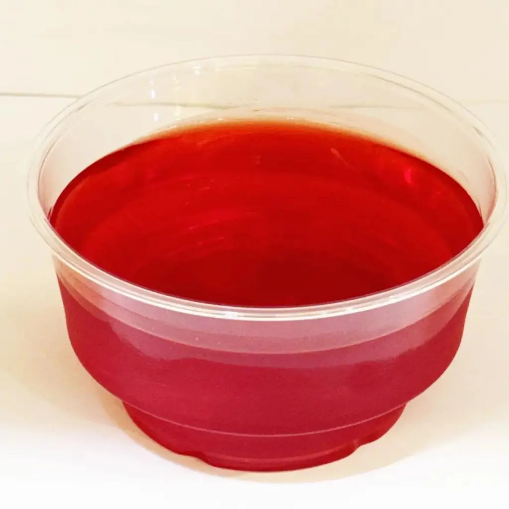 Strawberry Jelly with Rice Pudding