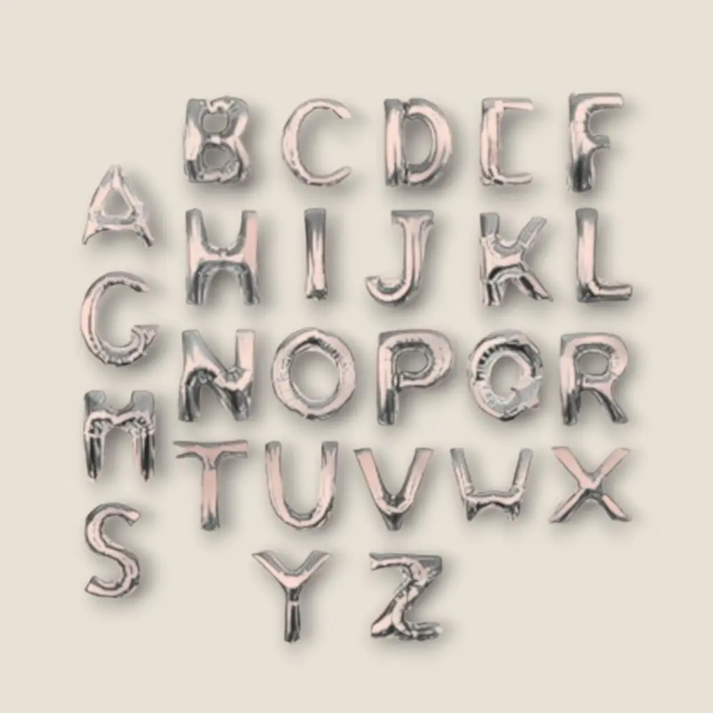 Letters Helium Balloon