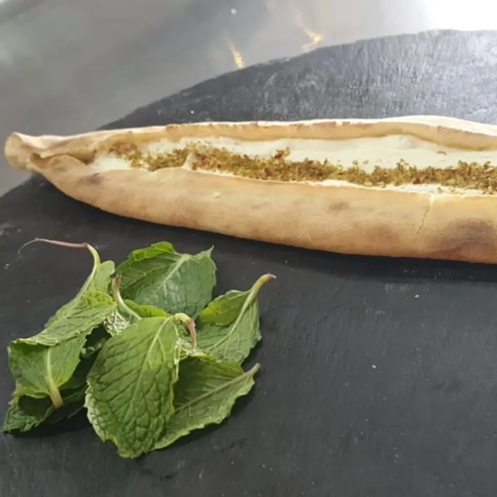 Labneh and Zaatar Pie