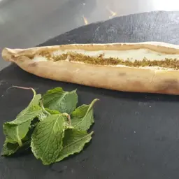 Labneh and Zaatar Pie