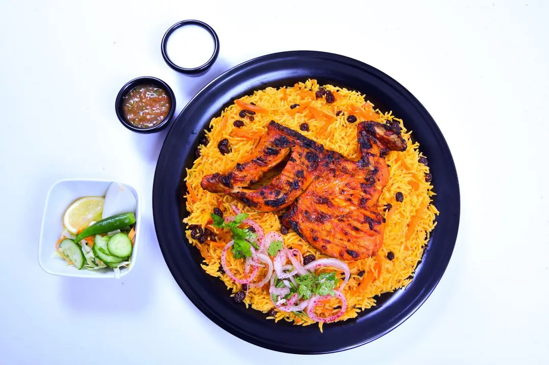 Charcoal Chicken With Rice - Half Chicken