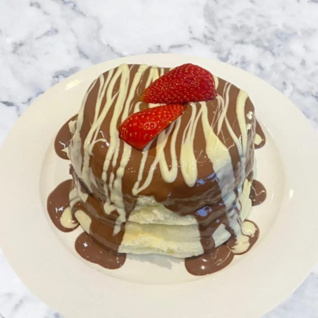 Japanese Pancake with Mix Belgian Chocolate