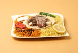Makmout Meat with Mixed Rice