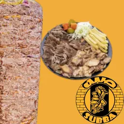 Beef shawarma plate