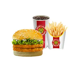 وجبة دبل تشيكن برجر
