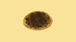 Brown Manakish Zaatar