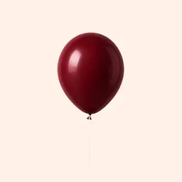 red helium balloon