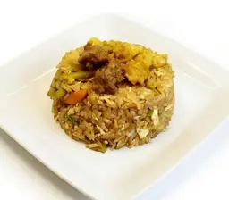 أرز مقلي مشكل