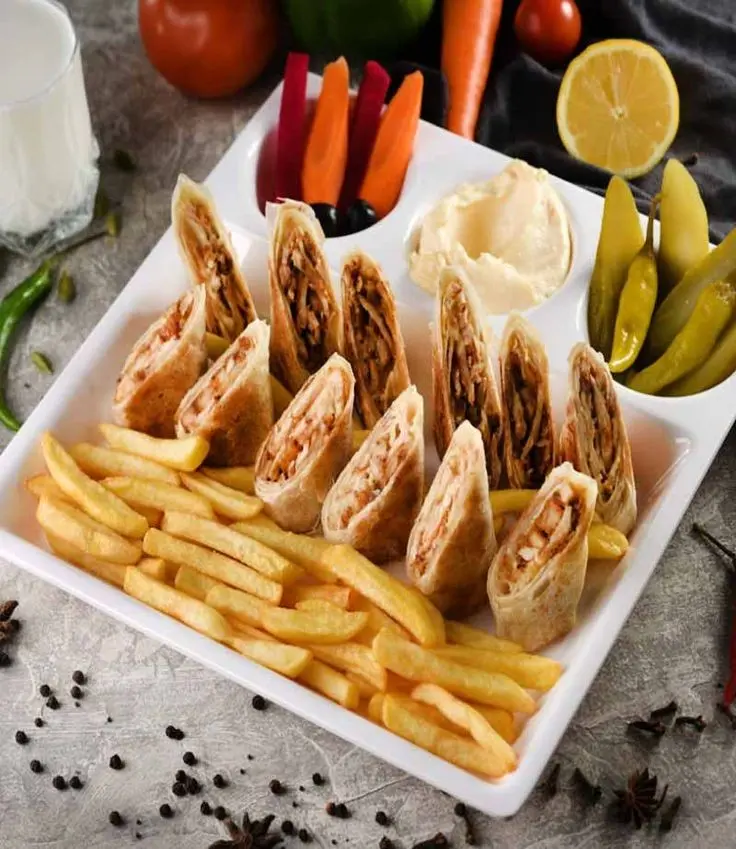 شاورما عربي وسط