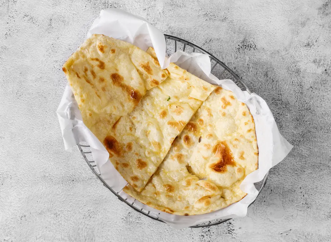 butter naan bread