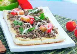 منقوشة لحم بالحمص