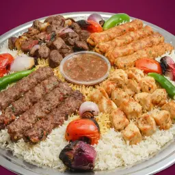 Family Chicken Grills with Rice