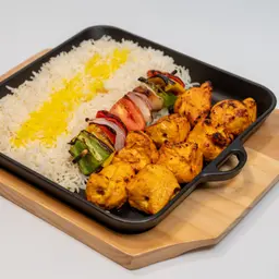 Iranian chicken patties with rice
