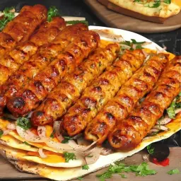 كباب دجاج مع رز