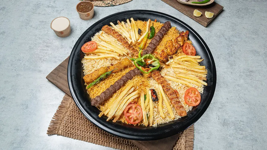 صحن مشويات مشكل صغير