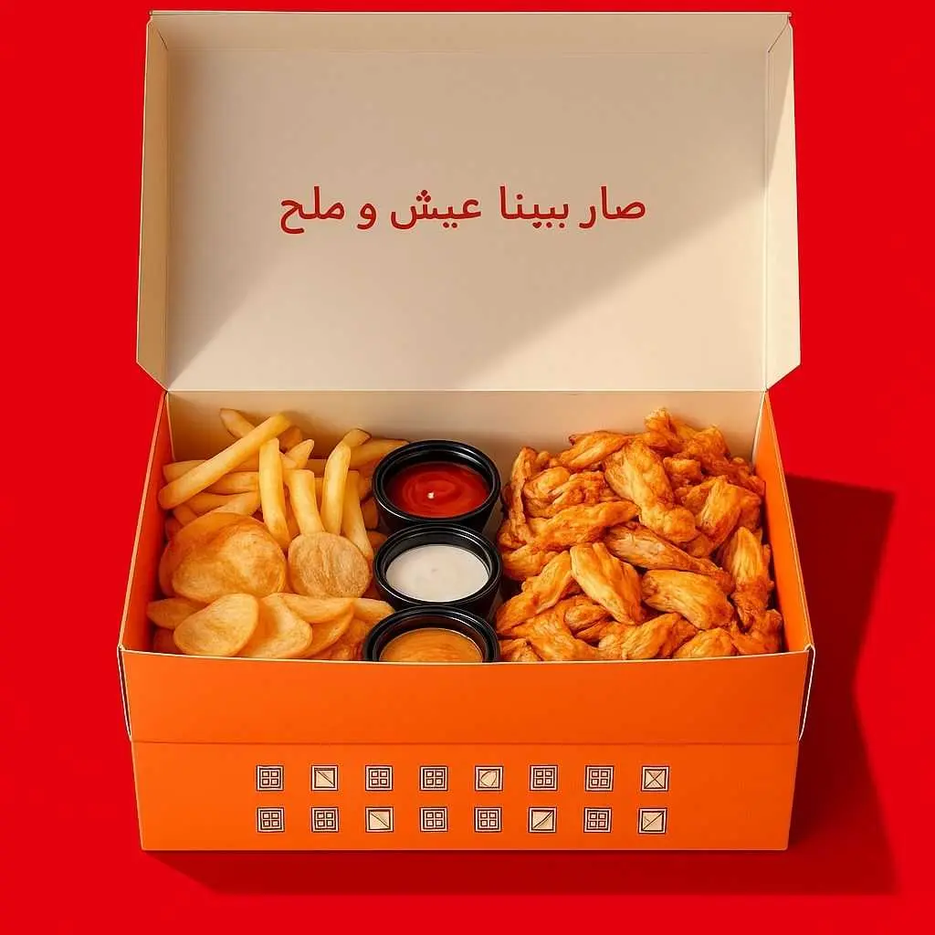 صحن شاورما فرط