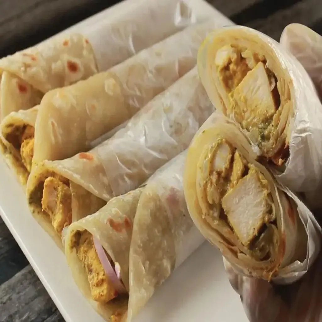 Chicken Malai Chatni Roll