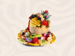 Plain family fruit salad