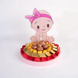 Pink Birthday Chocolate Tray