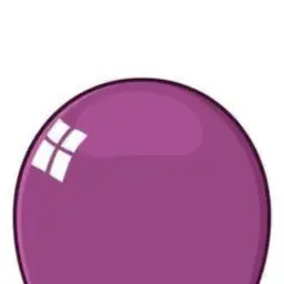 Mauve Helium Balloon